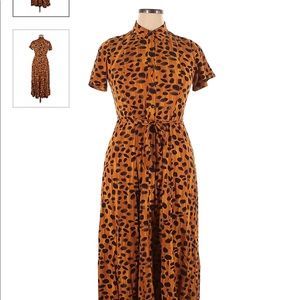 Porridge cheetah dress!